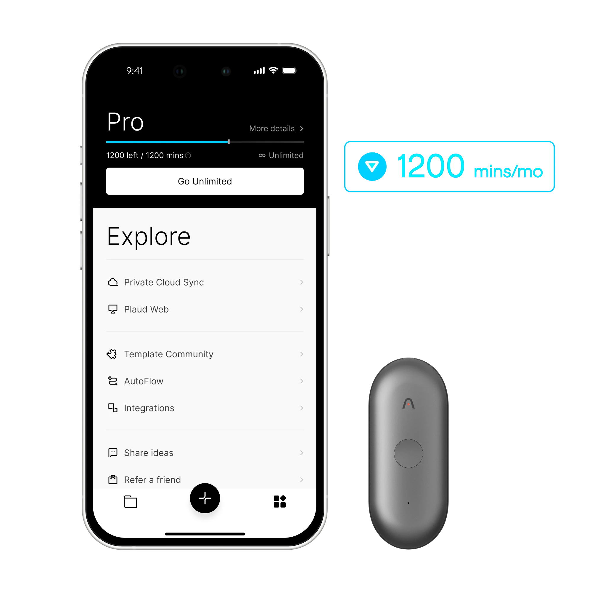 แผนรายปี Plaud NotePin S & AI Pro