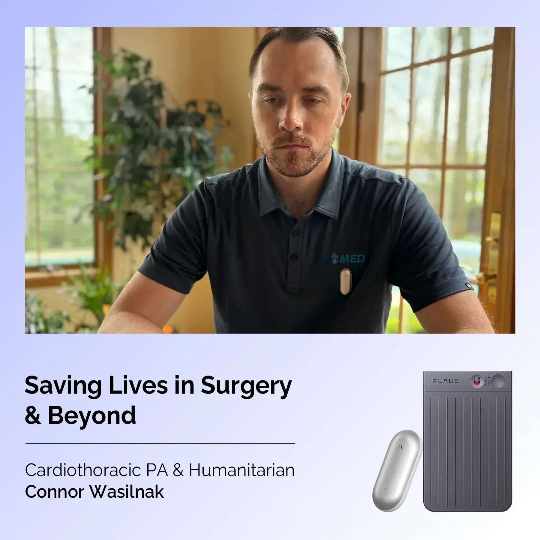 Dual impact: a physician assistant's story with Plaud