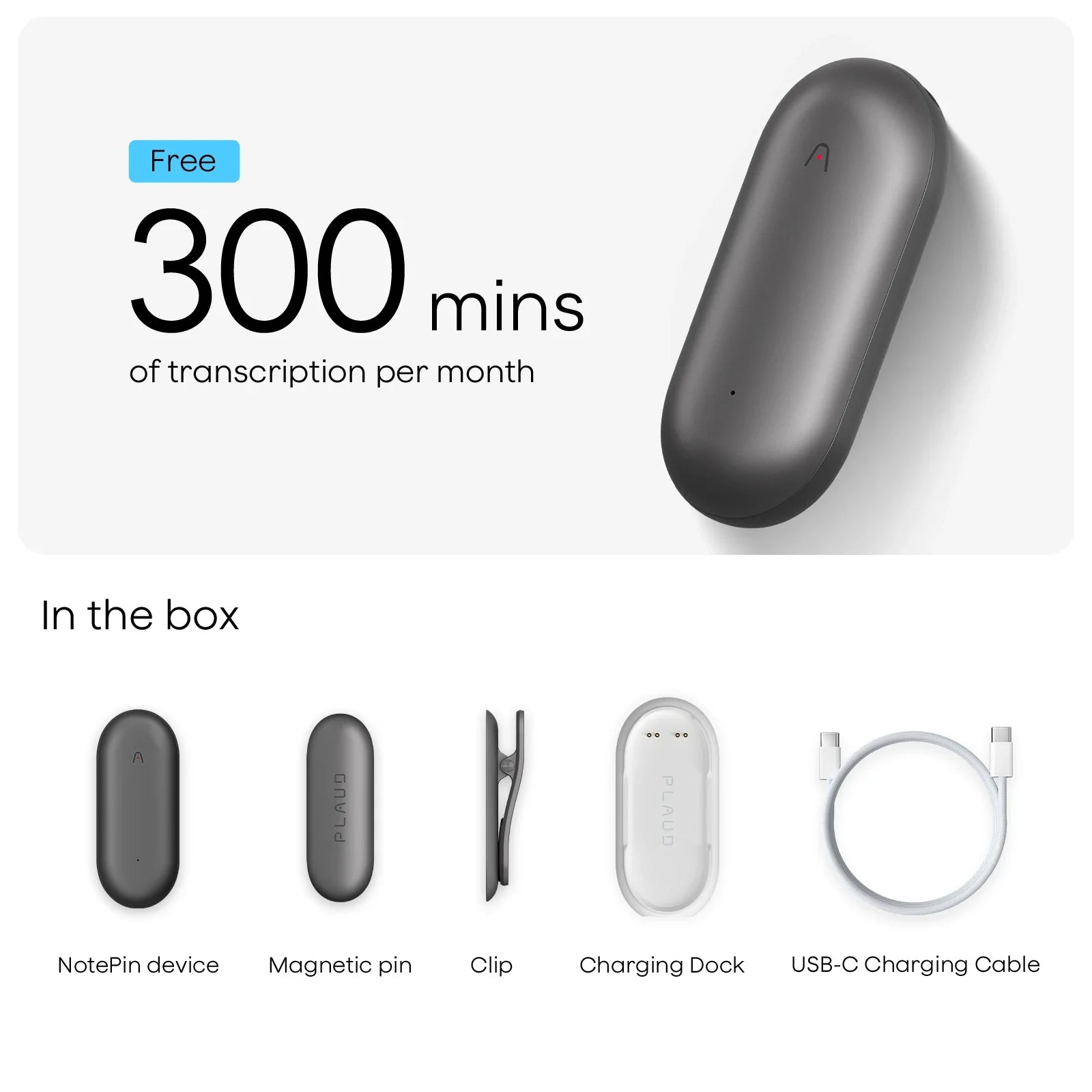 Plaud NotePin | 6-Pack